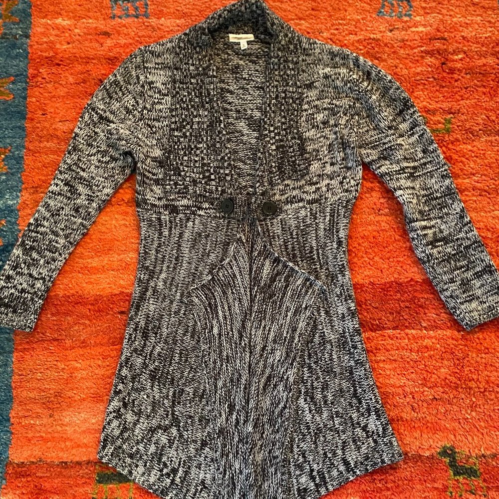 Grey/Black Long Sweater